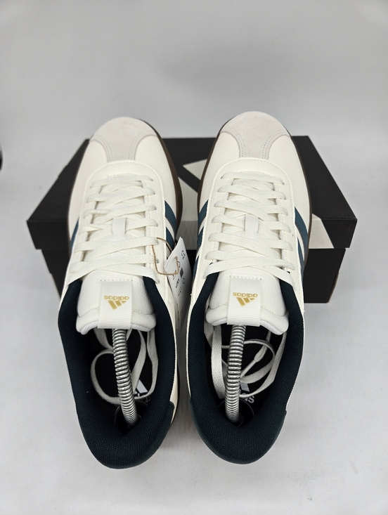 adidas Men\'s VL Court 3.0 JR8635 White Teal Shoes Size 9.5 New main image 8